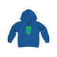 DREM. BELIEVE. HOCKEY. REPEAT. Youth Heavy Blend Hooded Sweatshirt