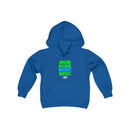 DREM. BELIEVE. HOCKEY. REPEAT. Youth Heavy Blend Hooded Sweatshirt