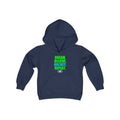 DREM. BELIEVE. HOCKEY. REPEAT. Youth Heavy Blend Hooded Sweatshirt