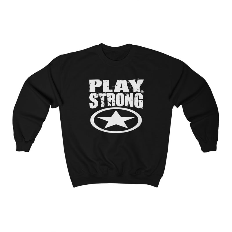 Play Strong "Super Star" Logo Unisex Heavy Blend™ Crewneck Sweatshirt