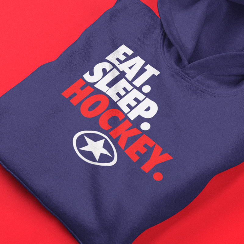 EAT. SLEEP. HOCKEY. Youth Heavy Blend Hooded Sweatshirt