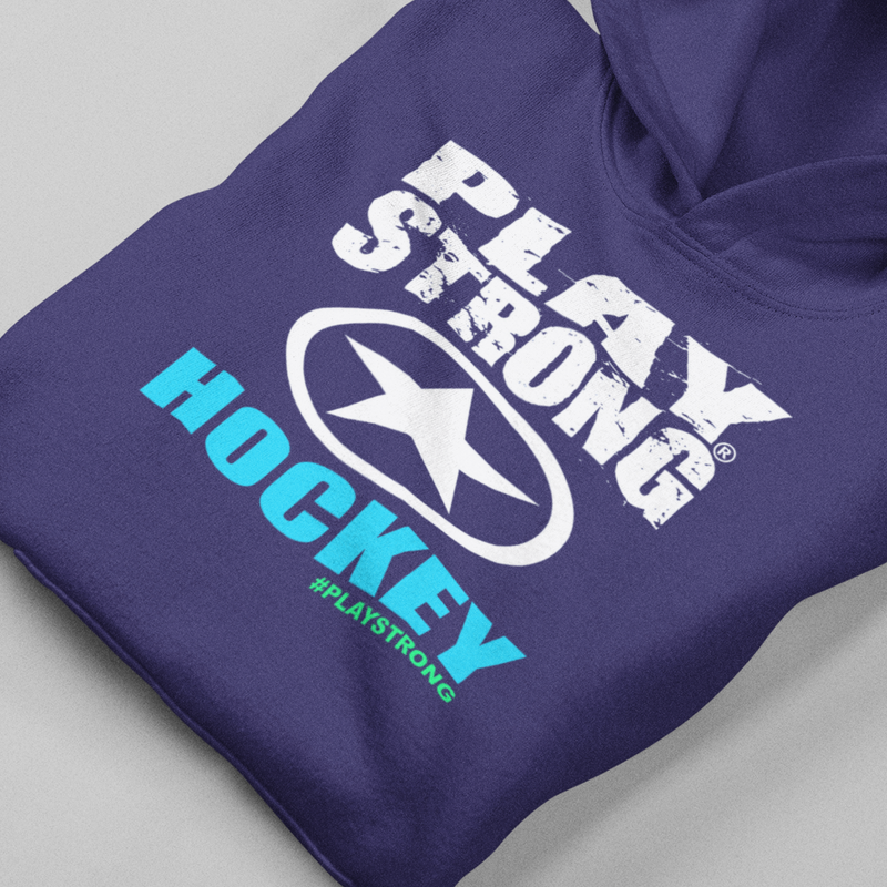 PLAY STRONG HOCKEY Unisex Heavy Blend™ Hooded Sweatshirt