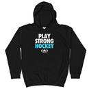 PLAY STRONG STAR HOCKEY Kids Hoodie
