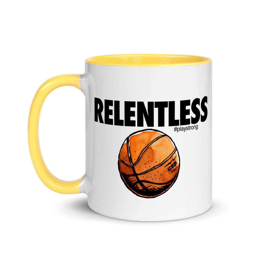 RELENTLESS Basketball Mug with Color Inside