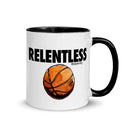 RELENTLESS Basketball Mug with Color Inside