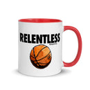 RELENTLESS Basketball Mug with Color Inside