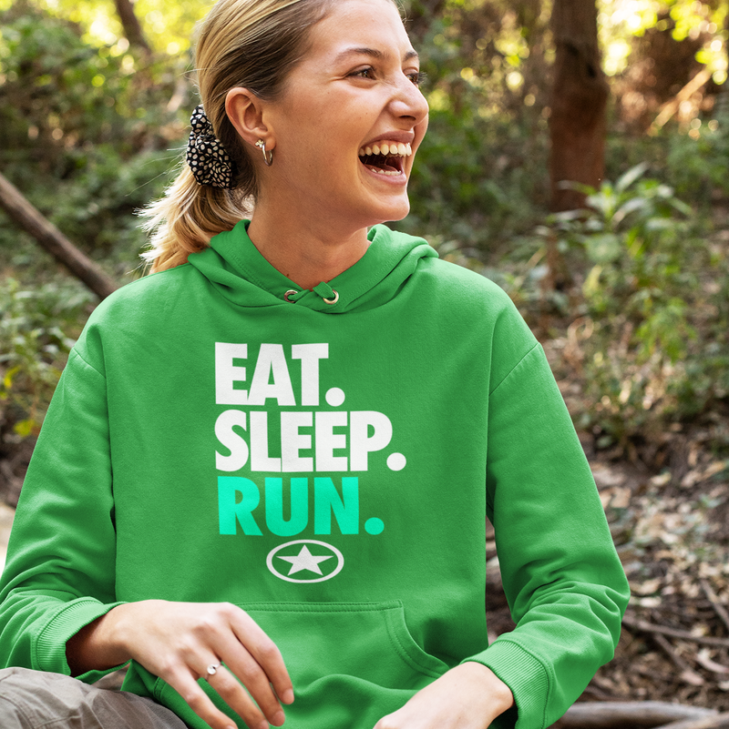 EAT. SLEEP. RUN. Unisex Heavy Blend™ Hooded Sweatshirt