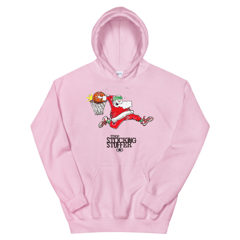 SANTA SPORTS STOCKING STUFFER Basketball Unisex Hoodie