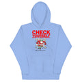 CHECKING IT TWICE Santa Hockey Mojo Unisex Hoodie