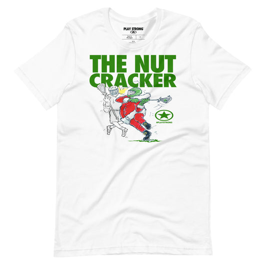 THE NUT CRACKER LACROSSE Santa Sports #playstrong Short-Sleeve Unisex T-Shirt