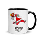 STOCKING STUFFER Santa Mojo Mug with Color Inside