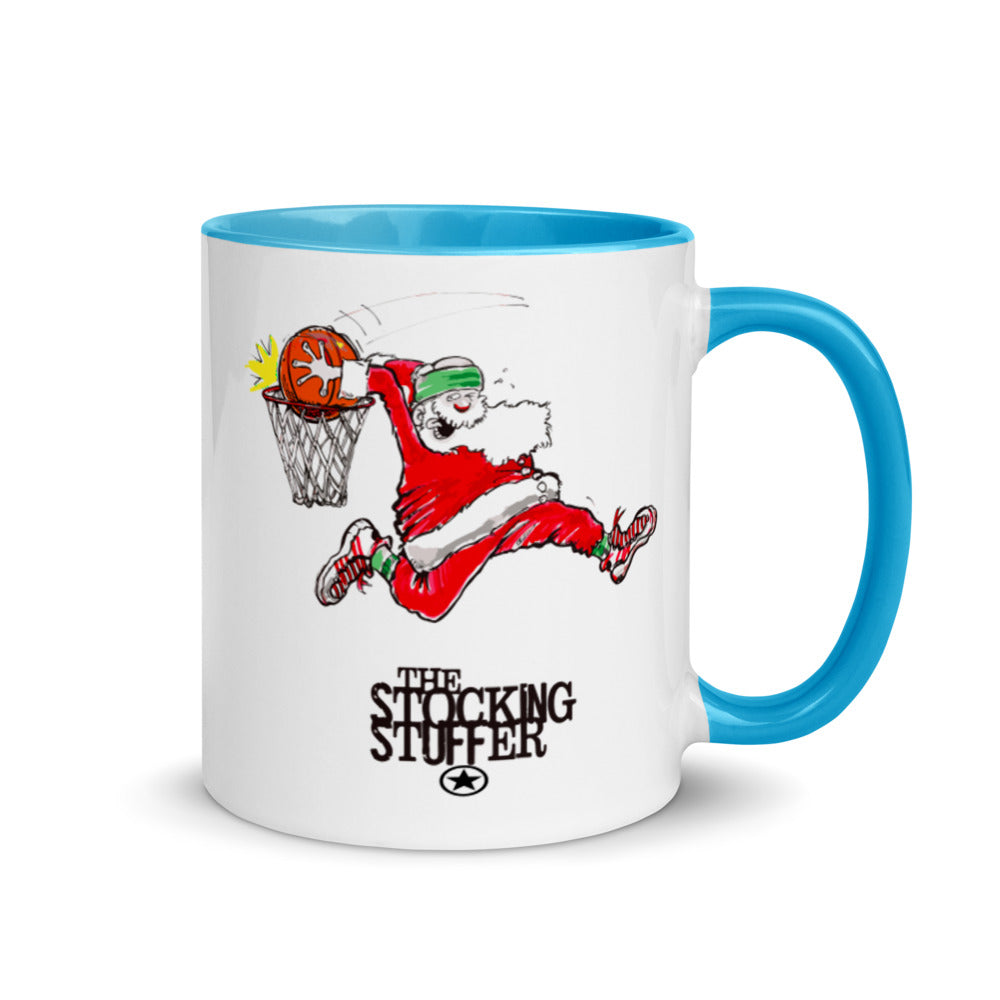 STOCKING STUFFER Santa Mojo Mug with Color Inside