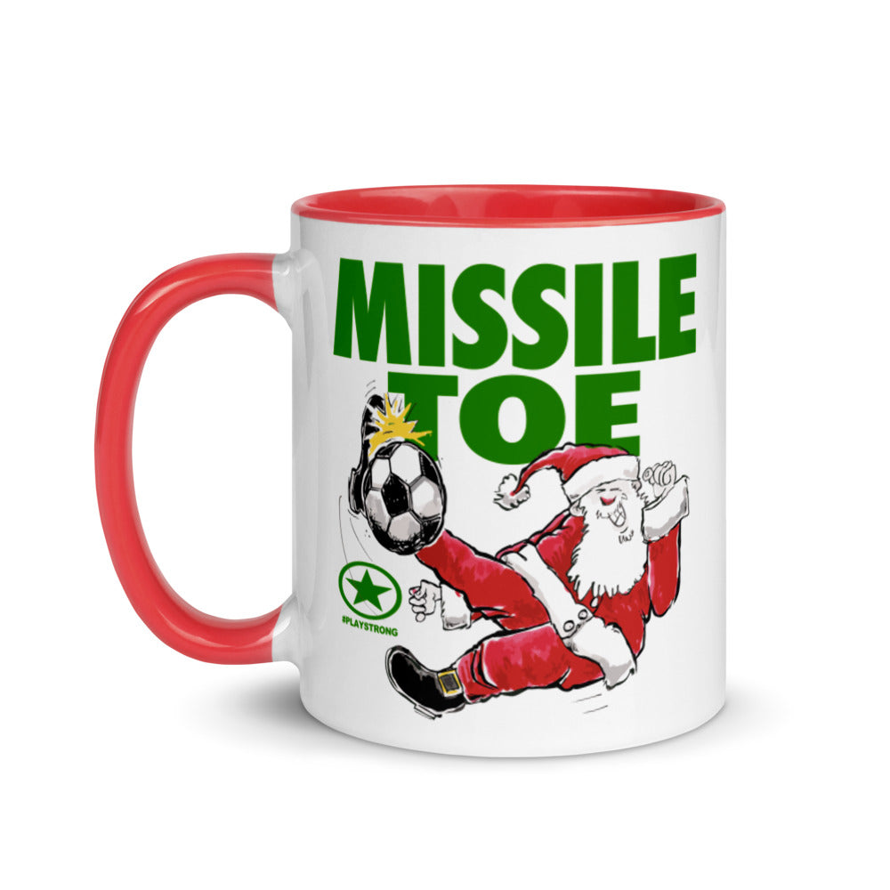 MISSILE TOE SOCCER Mug with Color Inside
