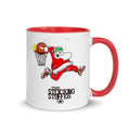 STOCKING STUFFER Santa Mojo Mug with Color Inside