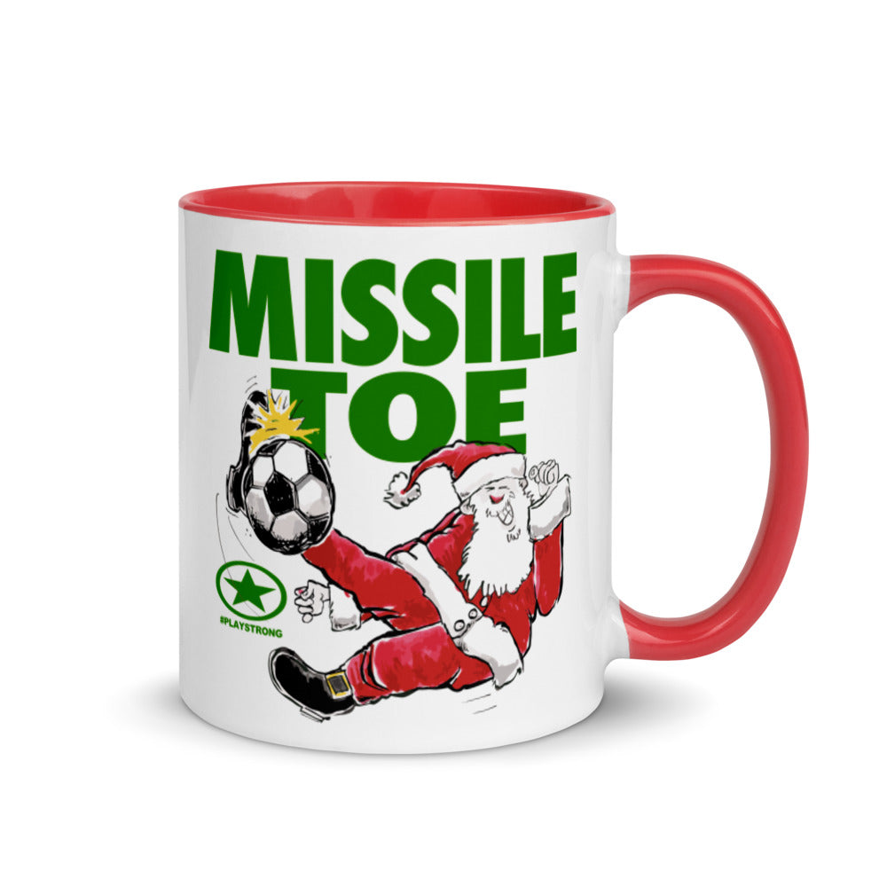 MISSILE TOE SOCCER Mug with Color Inside