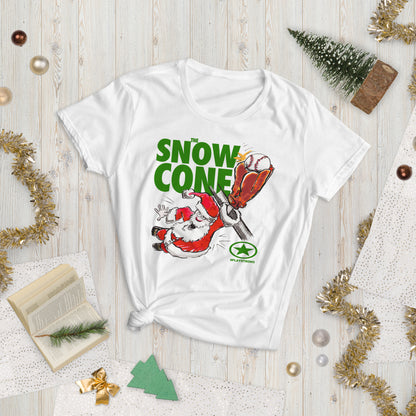 Santa Sports "The Snow Cone" Baseball Women's short sleeve t-shirt