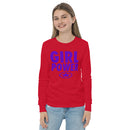 GIRL POWER Youth long sleeve tee