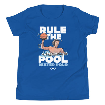 WATER POLO RULE THE POOL Youth Short Sleeve T-Shirt